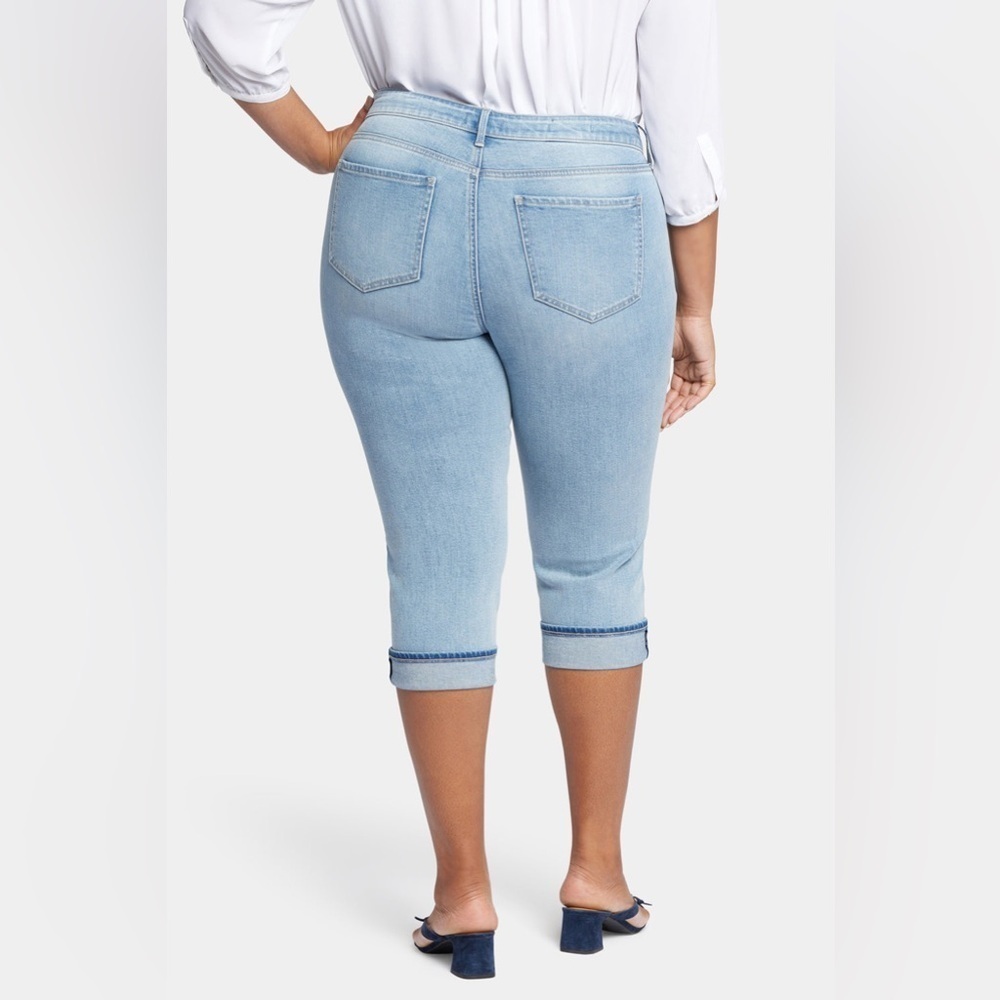 NEW NYDJ Marilyn Straight Crop Cuffed Jeans Plus Size 24W - Picture 3 of 9